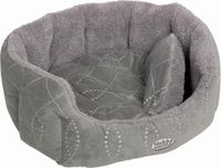 Nobby comfortbed ovaal ceno zwart - 65 x 57 x 22 cm