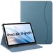 Fintie Hoesje voor iPad Air 5e generatie (2022) / iPad Air 4e generatie (2020) 10,9 inch, beschermhoes met meerdere kijkhoeken met potloodhouder en zak, automatisch slapen/waken, oceaanblauw