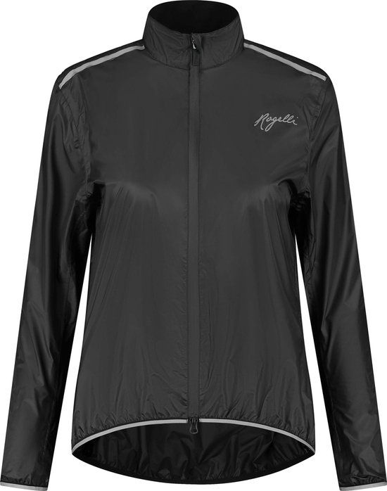 Rogelli Essential Fietsregenjack Dames - Waterdicht - Zwart - S