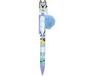 Bluey Stylo bille avec topper – Bleu | 16 cm