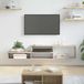 Maison Exclusive - Support TV mural, 150x25x28,5 cm, fabriqué en panneau de fibres de bois