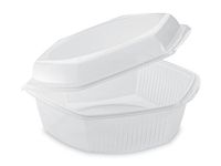 guillin Alphatop ATP2000 zakjes met 25 doosjes met deksel, zeshoekig, 2000 cc, polypropyleen, transparant, 24,9 x 23,1 x 9,8 cm