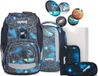 Ergobag sac à dos Pack Super Reflex Glow-Edition Set scolaire 6 pièces Bär Anhalter durch die Galaxis bleu