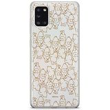 ERT GROUP Samsung A31 Hoes - Disney Winnie Pooh 005 - Perfecte pasvorm aangepast aan de vorm van de mobiele telefoon - gedeeltelijk transparant