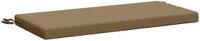 vidaXL - Bankkussen - SOEST - 100% - Polyester - Taupe - 80 x 40 x 5 cm