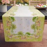 PETTI Artigiani Italiani Tafelloper voor Pasen, keuken, tafelkleden voor Pasen, digitale print, 100% Made in Italy