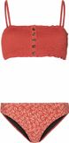 Protest Kitty bandeau bikini dames - maat XL/42 - Gebloemd - Clay