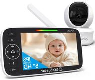 Merkloos Wan GmbH Babyfoon met camera - Video monitor - Baby in de gaten houden - Geen wifi nodig - 5 inch scherm