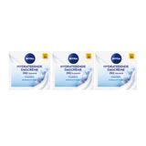 NIVEA Dagcrème Hydraterend SPF30 - 3 x 50 ml - Voordeelverpakking