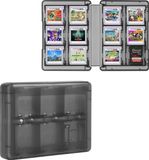 kwmobile game card case geschikt voor Nintendo 3DS games - Voor max. 22 games - Beschermt tegen vuil en stof - In zwart