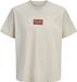 JACK&JONES - JJFRANK TEE SS CREW NECK - Hommes - T-shirt - L - Moonbeam