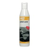 HG Staalpolijstmiddel, roestvrij staal, reinigt, glanst en beschermt staal, chroom en aluminium, 300 ml