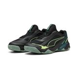 PUMA Solarstrike 4 handbalschoenen heren, Groen/Zwart, Maat 38,5
