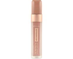 L'Oréal Paris Les Chocolate Ultra Matte Liquid Lipstick - 844 Sweet Tooth - Brown