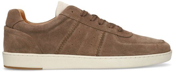 Manfield Heren Taupe Suède Sneakers Maat 46