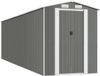 vidaXL Tuinschuur 192x689x223 cm gegalvaniseerd staal lichtgrijs
