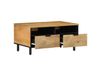 Maison Exclusive - Table basse marron, 80x54x40 cm, manguier massif