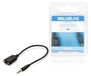 Valueline VLAB22100B02 - Audio Adapterkabel - 0,2 m - Zwart