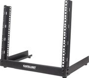 Intellinet 19 inch Open Frame Rack – 8U desktop rack – 2‑post – vrijstaand – staal – zwart