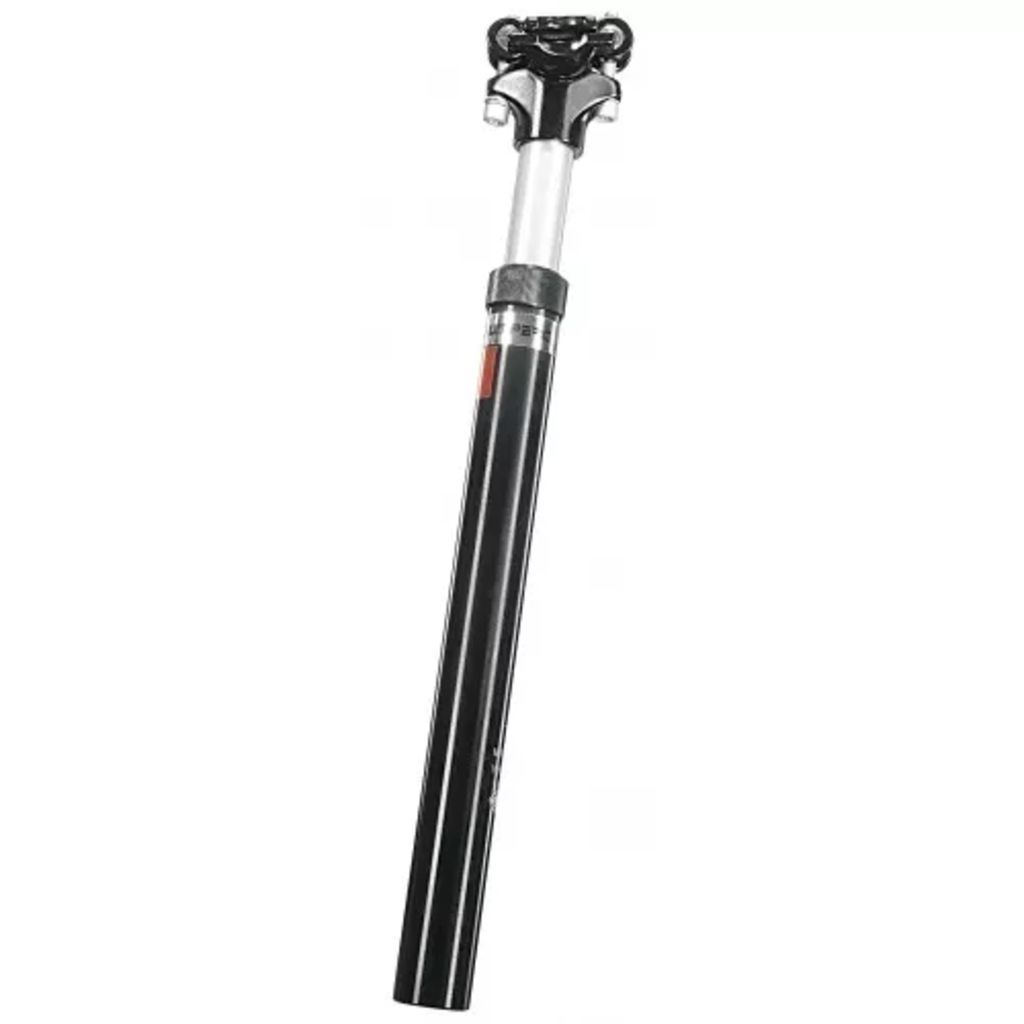 ERGOTEC Zadelpen verend SP-5.0 31.6 x 350 mm aluminium zwart