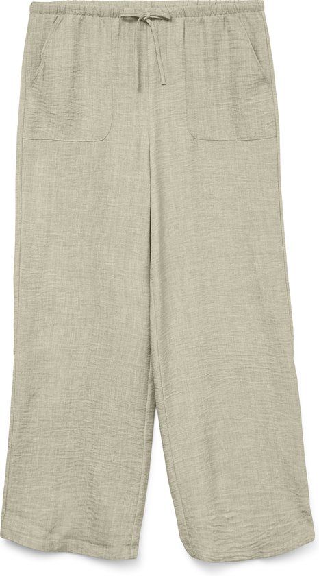 Vero Moda VMMELANEY HW LOOSE PANT WVN GA NOOS - Taupe - Maat M - Dames