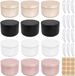 Bol Aluminium blikjes 12 pièces 50 ml - contenants cosmétiques vides en métal - colle ronde - cuillère cosmétique - crèmes échantillons poudre bougies