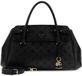 GUESS Diana 3 Compartment Satchel Black Logo Handtas Zwart