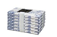 COTTON CRAFT Stoffen servetten - Set van 12 - 100% katoen herbruikbaar servet