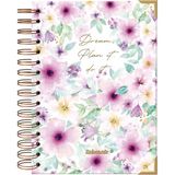 Dreambook Notitieboek A5 - Gladde Binnenkant, 192 Witte Pagina's, Formaat 15,5 x 21,5 cm, Harde Kaft, Gouden Dubbele Spiraal (Wire'o) - Takenote Valentina