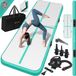 KESSER® Opblaasbare Gymnastiekmat Airtrack Fitnessmat 300x100x10 cm Mintgroen