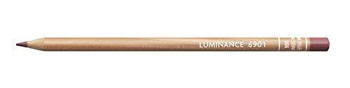 Caran d'Ache Luminance Colour Pencil Artist kleurpotloden potlood / 3 stuks/Pack - Kleur: 866 Burnt Sienna 50% (6901.866)