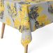 MARTINA HOME Mimosa Tafelkleed, hars, grijs, 200 x 140 cm