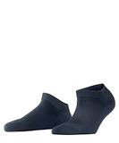 FALKE ClimaWool kort eenkleurig wol lyocell sneakersokken enkelsokken dames blauw - maat 39-40