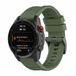 By Qubix Qubix - Geschikt voor Garmin bandje - 22mm Quickfit - Siliconen sportbandje - Leger groen - Geschikt voor Garmin Quatix 8 - 47mm