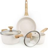Ensemble de casseroles 5 pièces Acier inoxydable sans PFAS