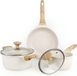 Ensemble de casseroles 5 pièces Acier inoxydable sans PFAS