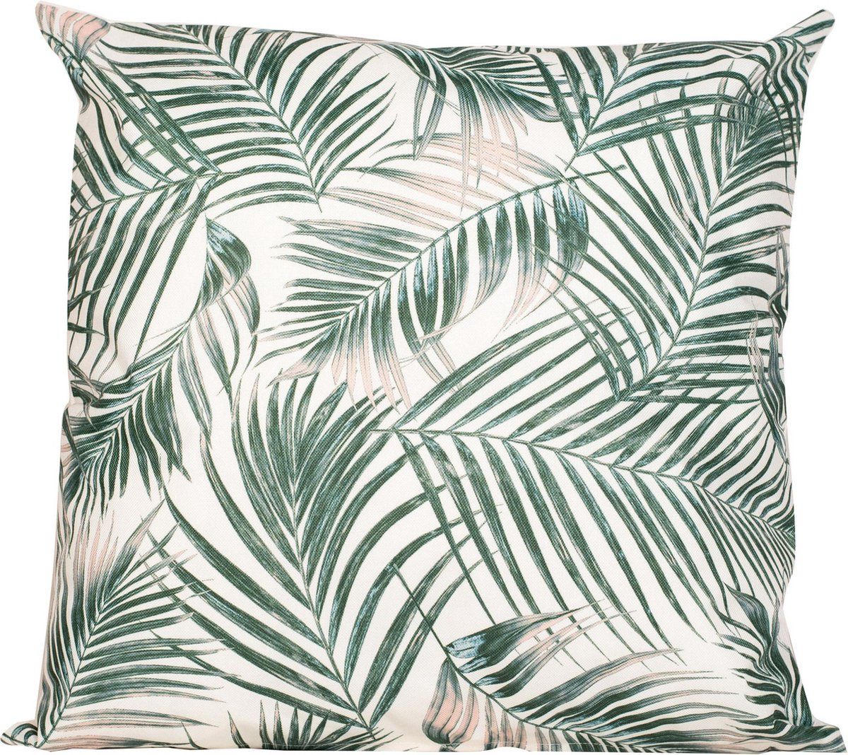 Anna's Collection Sierkussen Palm Bladeren Print 45x45cm - Urban Jungle