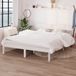 Maison Exclusive - Lit en bois massif, blanc, pin, 135x190 cm
