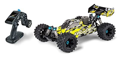 Carson 500202020 1:8 King of Dirt Buggy V25 GP RTR - RC verbrandingsmotor, op afstand bestuurbare auto, offroad, hoge kwaliteit, RC voertuig, RC model