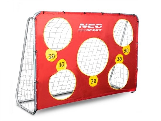 Viking Choice Voetbaldoel - 215x153x76 cm - met richtoefening - buiten gebruik