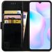 Rosso Element Xiaomi Redmi 9A Hoesje Book Cover Wallet Case Zwart