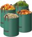 Unyqoos® Set van 4 x 272 Liter ruime en stevige opvouwbare tuinzakken voor diverse tuinafval