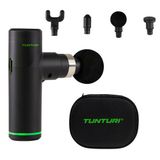 Tunturi Mini Massage Gun - Zwart - 6 Snelheden - 4 Programma's - Universeel