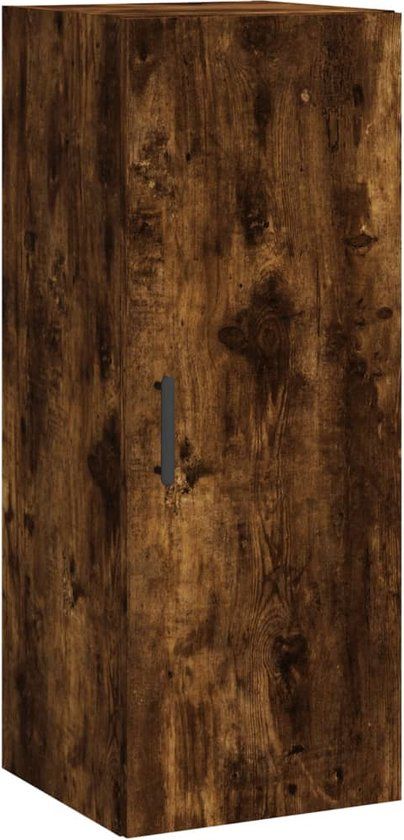 VidaXL Hangkast 34,5x34x90 cm gerookt eikenkleurig