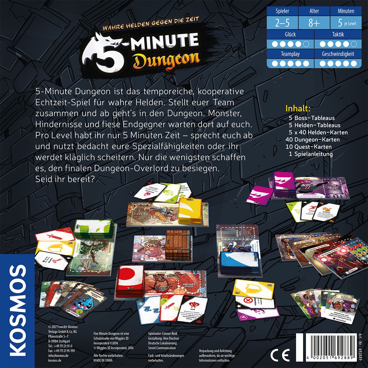 Kosmos 5-Minute Dungeon - Bordspel