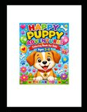 Happy Puppy Adventures Coloring Book for Kids Ages 3–8