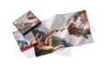 Musearta Unisex gastendoekjes in set van 2 met het motief The Creation of Adam van de kunstenaar Michelangelo Buonarroti van katoen in de afmeting 40x60 cm, GT2-BM-TA-V433088