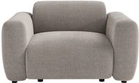 Vente-unique Fauteuil in grijze stof van Maison Céphy POGNI