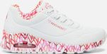 Skechers Uno Loving Love sneakers wit