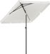 LifeGoods Parasol - 200x125cm - Crème - Kantelbaar - Waterdicht - Met Hoes